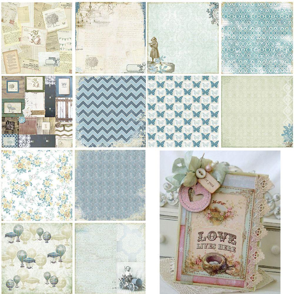 Bộ 24 Khuôn Cắt Giấy Trang Trí Phong Cách Vintage