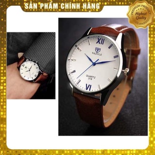 Đồng hồ nam yazole 318 dây da - chính hãng