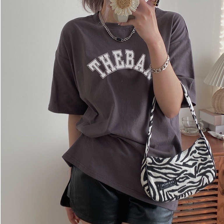 Áo Thun 3158 THEBAR Áo Phông Trơn 3158 Form Rộng Tay Lỡ Dáng Oversize Nam Nữ Chất Vải Dày Dặn Mặc Mát Mẻ