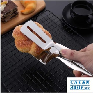 Xẻng inox gắp đồ chiên ,nướng ,gắp đồ nóng như bít tết, kẹp gắp thực phẩm bằng inox bền đẹp - GD381-xeng-kep