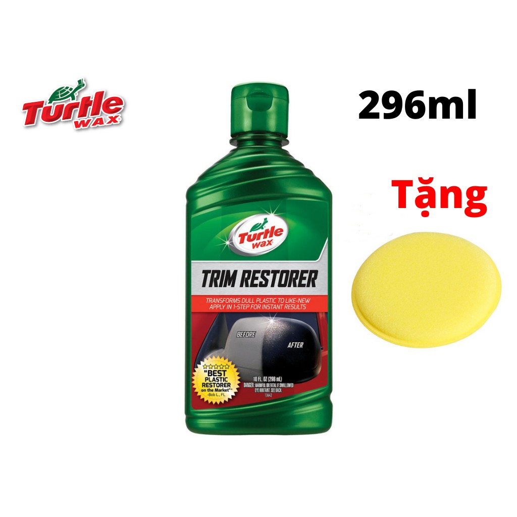 Chai Phục Hồi Và Làm Sáng Bóng Nhựa Nhám Turtle Wax Trim Restorer 296ml