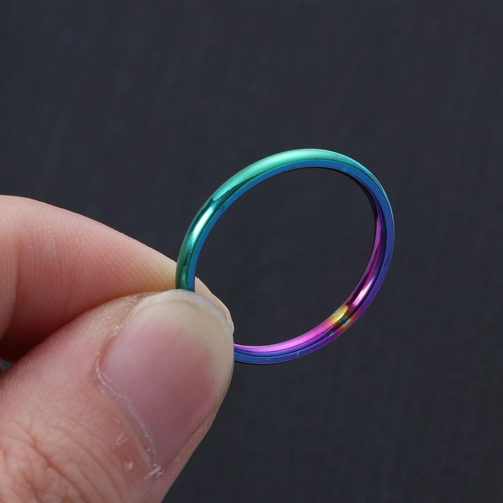 ☆ROSE☆ New Glossy Women Seven colors Ring Fashion Jewelry Gifts Simplicity Classic