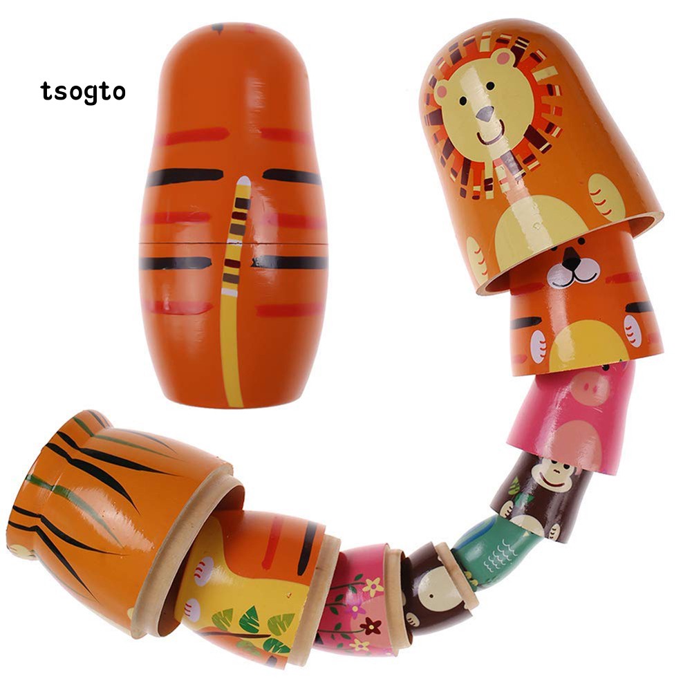 Bộ 5 Búp Bê Nga Matryoshka Bằng Gỗ