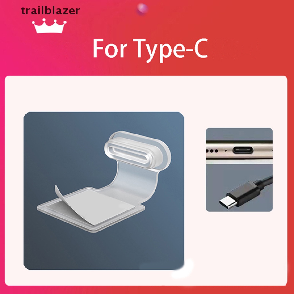 Nắp Đậy Cổng Sạc Type-C / Mirco / Lightning Chống Bụi Ốp