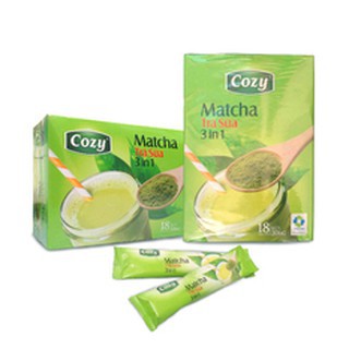 Trà Sữa Cozy Matcha 3in1 hộp 18 gói