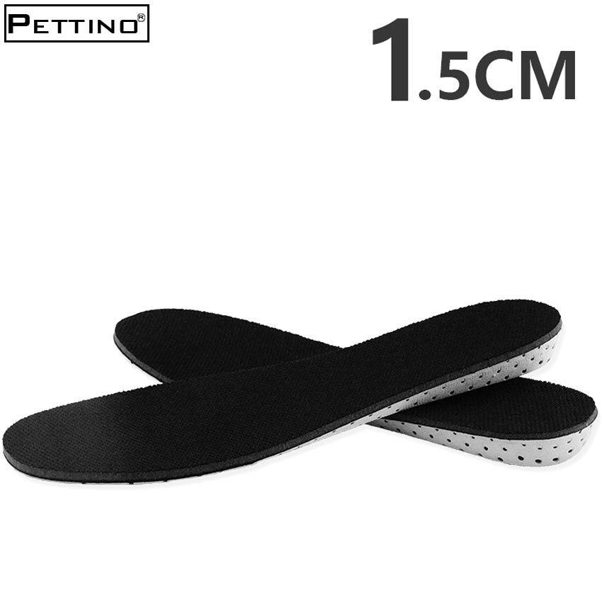 01 cặp Lót giày nam nữ tăng thêm từ 1.5cm đến 3.5cm, thoáng khí, êm chân, khử mùi PETTINO - TX03