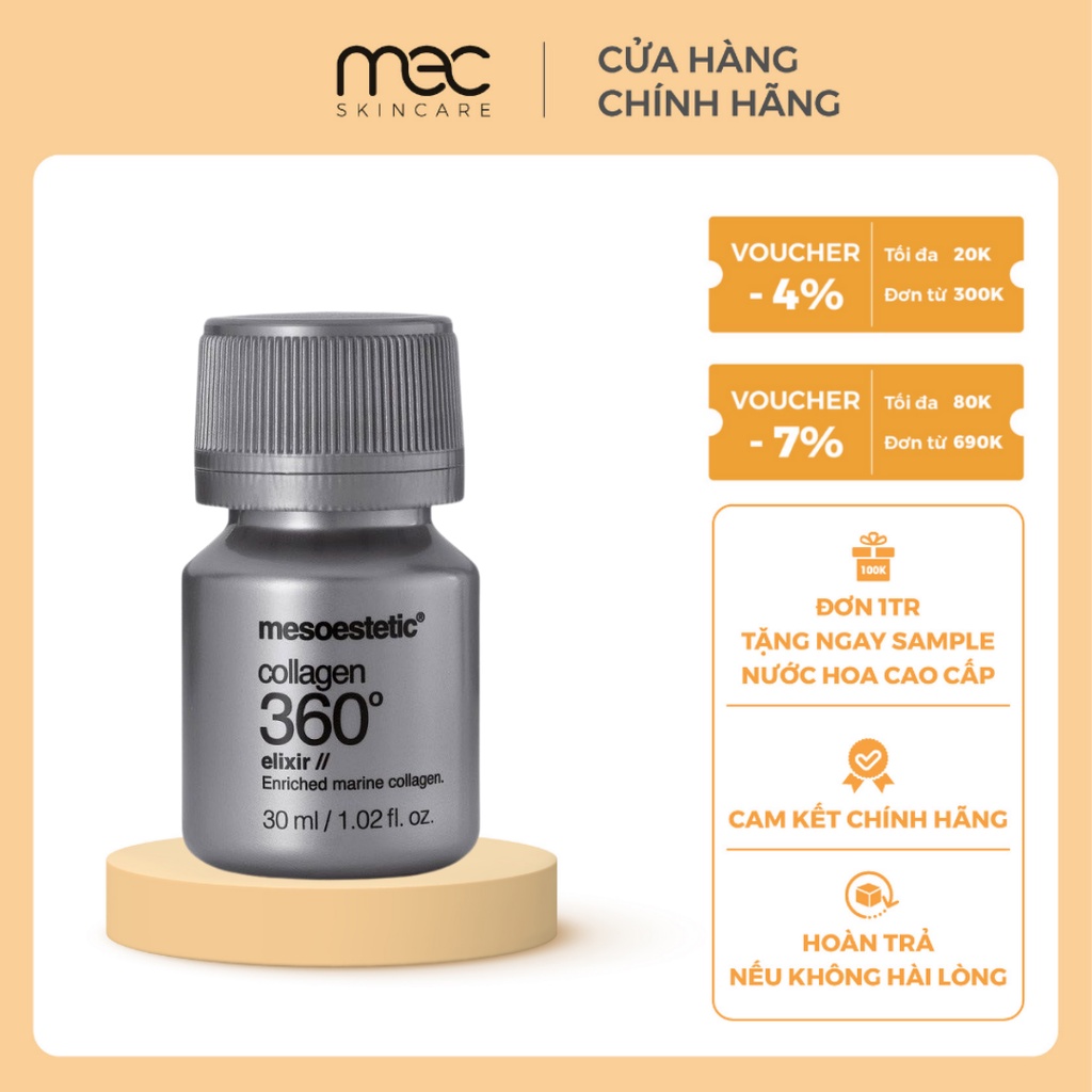Thực Phẩm Bổ Sung Collagen Mesoestetic 360 Elixir 6x30ml