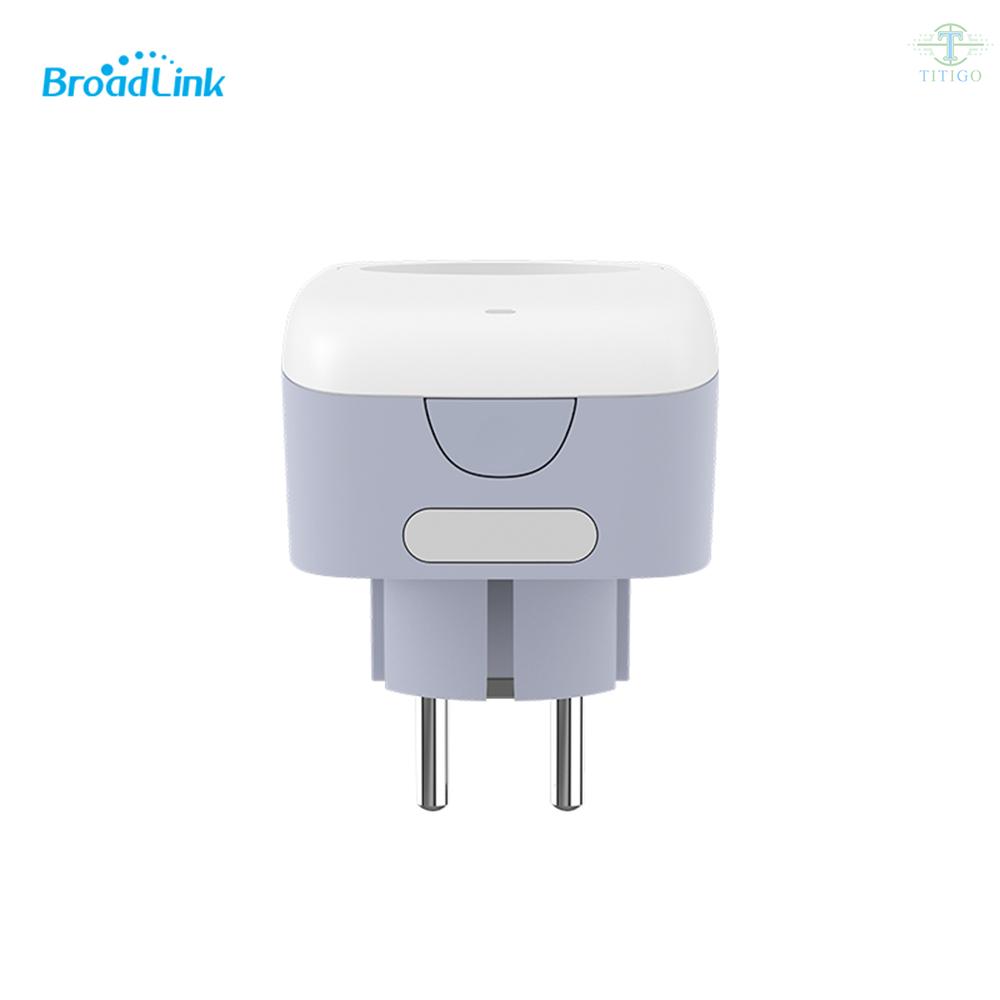 GOOGLE Ổ Cắm Wifi Thông Minh Broadlink Sp4L-Eu Type-E 16a Điều Khiển Bằng Giọng Nói