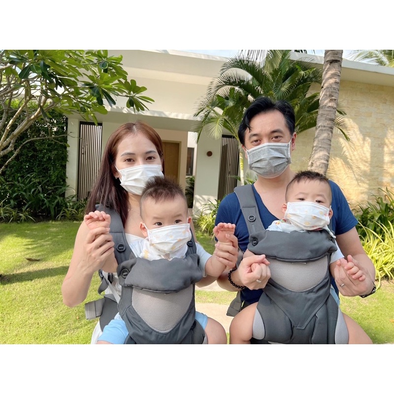 Khẩu trang Bông Bạch Tuyết Trẻ Em 3 lớp cho bé 6 - 11 tuổi (30 cái/ hộp)