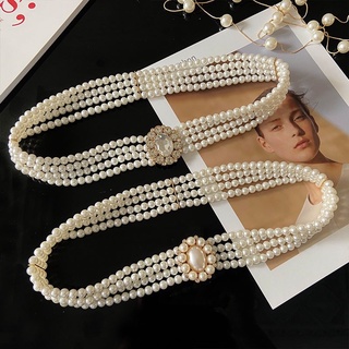 Belt đầm chuỗi hạt 2019