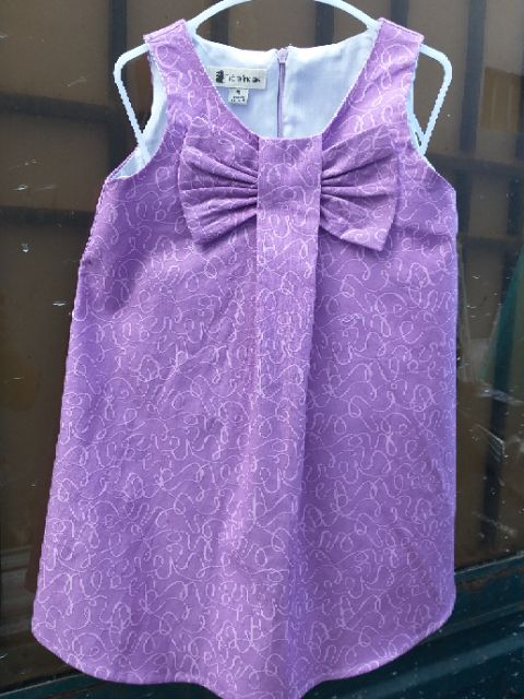 Đầm nơ chữ A sise:8 cho bé từ 28kg đến 31kg