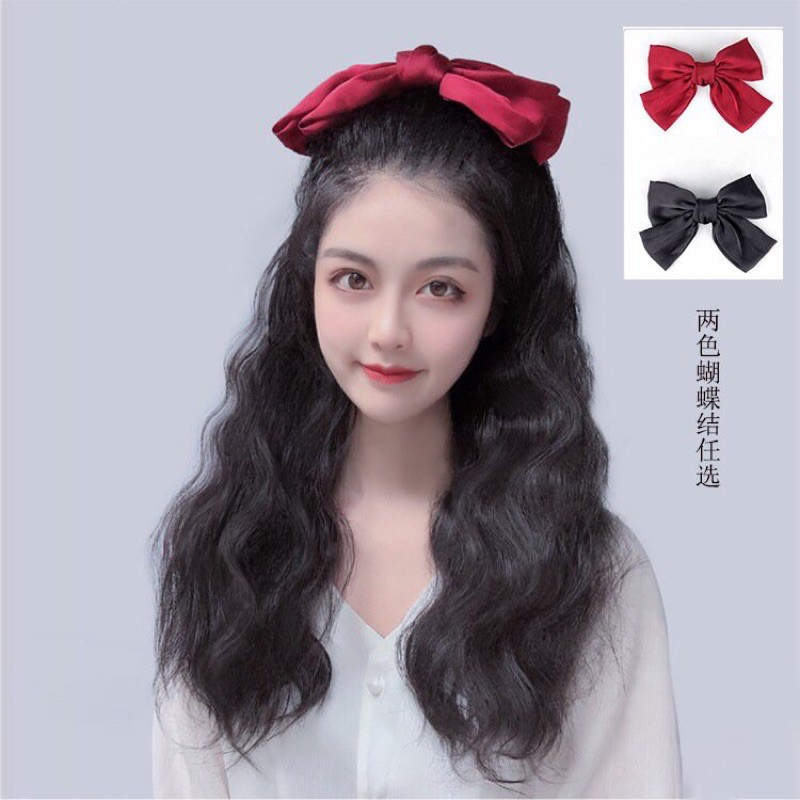 Tóc Cột Xoăn Sóng Nơ| cột nơ ( hình+ video tại shop)