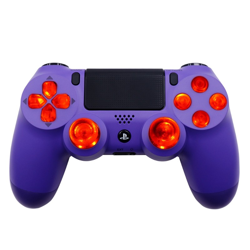 Bộ Nút Bấm Nhiều Màu Có Đèn Cho Tay Cầm Chơi Game Ps4