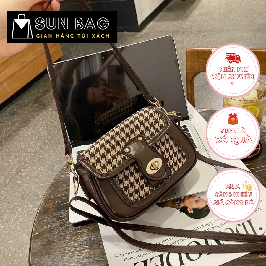 Túi xách nữ đeo chéo, túi đi chơi, đi học, da đẹp, thời trang cao cấp size 25cm SB091