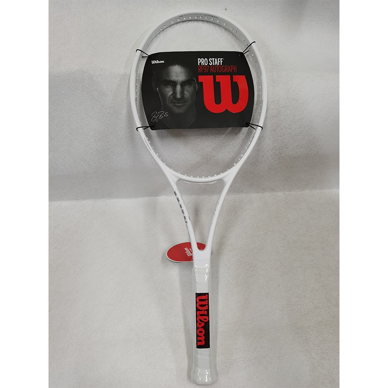 Vợt Tennis Wilson Pro Staff RF97 Fedler Màu Trắng Sợi Carbon Kèm Dây Chuyên Nghiệp