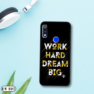 Ốp lưng nhám in hình 3D Realme 3