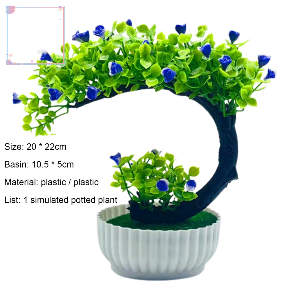 Chậu Cây Bonsai Giả Trang Trí Nhà Cửa