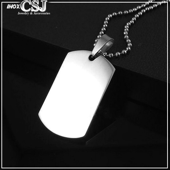 Dây chuyền thẻ bài inox cao cấp –DOGTAG Pitaca