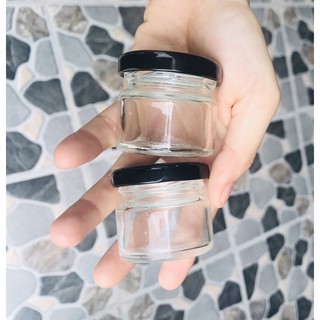 BỘ 5 HỦ THUỶ TINH 30ml nắp thiếc