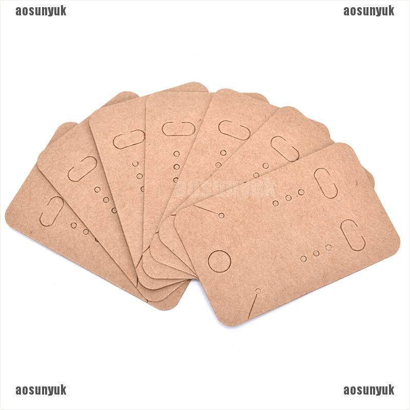 Set 100 Thẻ Trưng Bày Bông Tai / Vòng cổ