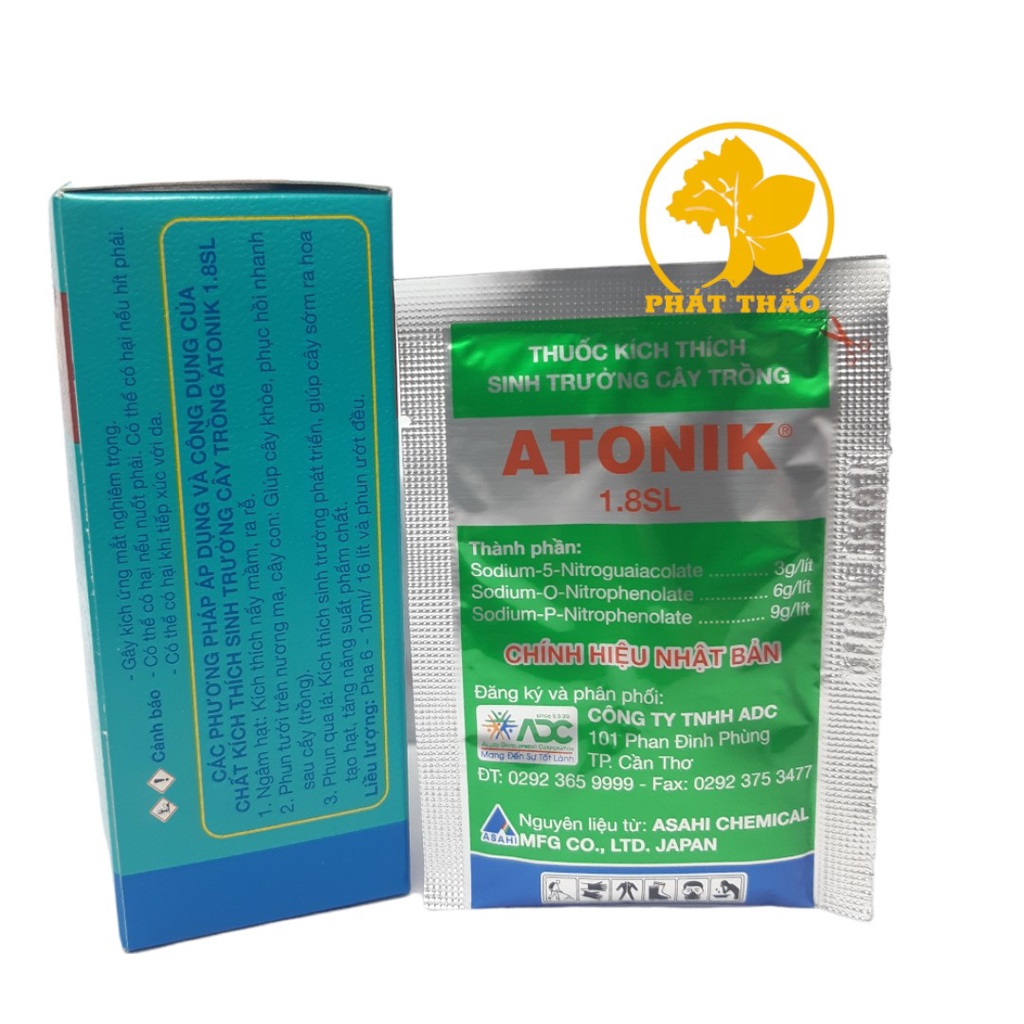 Combo 5 gói Atonik gói 10ml - ADC Kích chồi, giúp lá xanh mướt,dưỡng lá