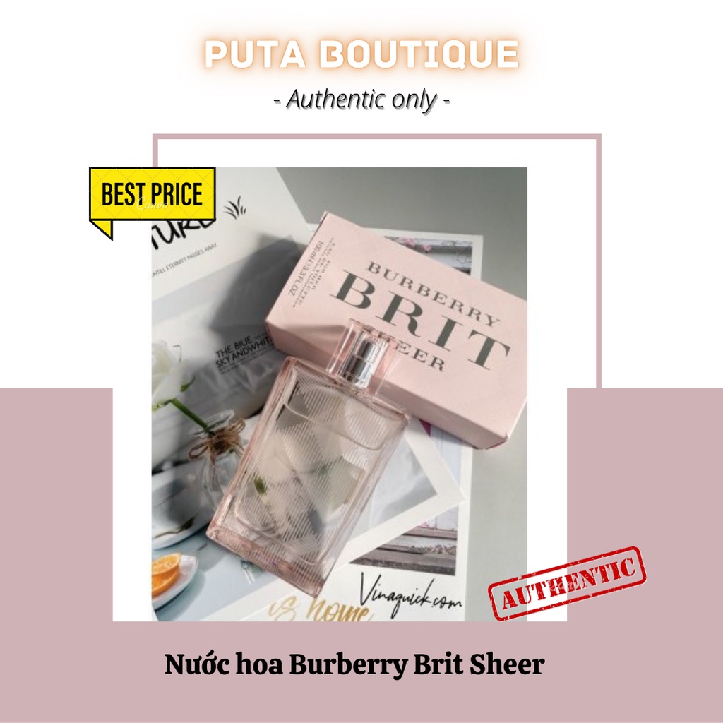 Nước hoa Burberry Brit Sheer For Her mẫu thử