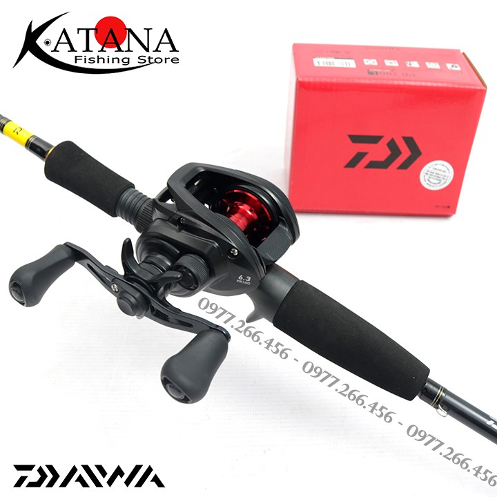 Máy câu ngang Daiwa PR 100L - máy câu hàng hiệu giá học sinh