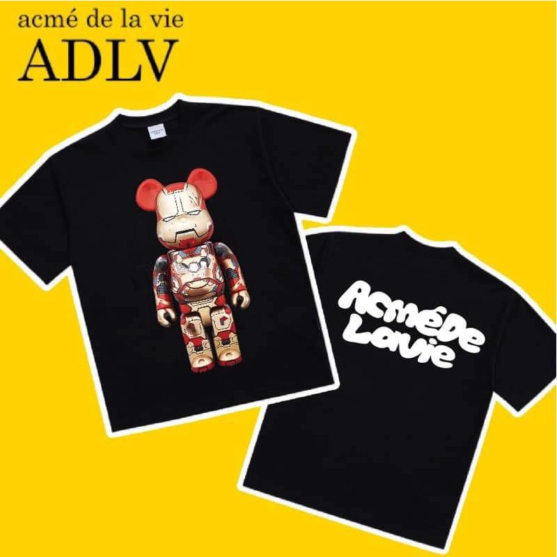 Áo Thun In Hình BEARBRICK Unisex From Rộng Áo Phông Nam Nữ Phong Cách Hàn Quốc Ulzzang Nhimstore999