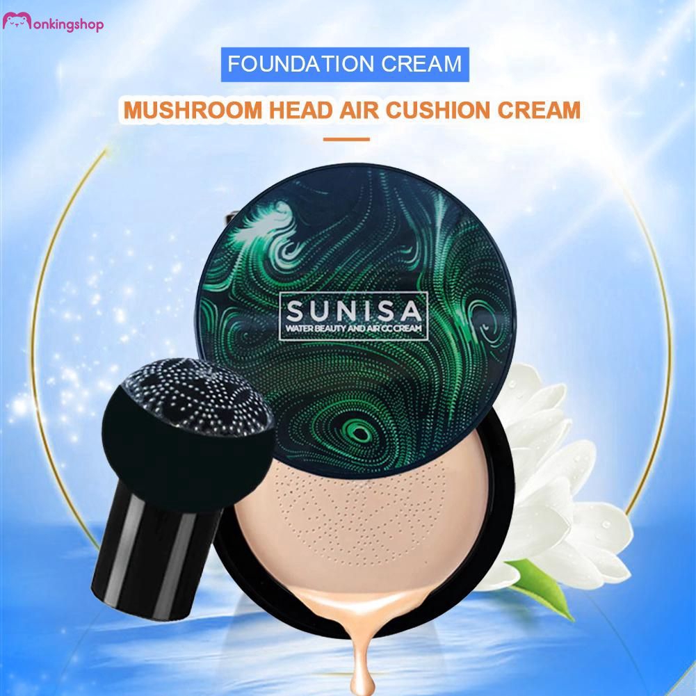 Phấn nước Air Cushion BB Cream tự nhiên kèm mút trang điểm che khuyết điểm làm trắng kiểm soát dầu | BigBuy360 - bigbuy360.vn
