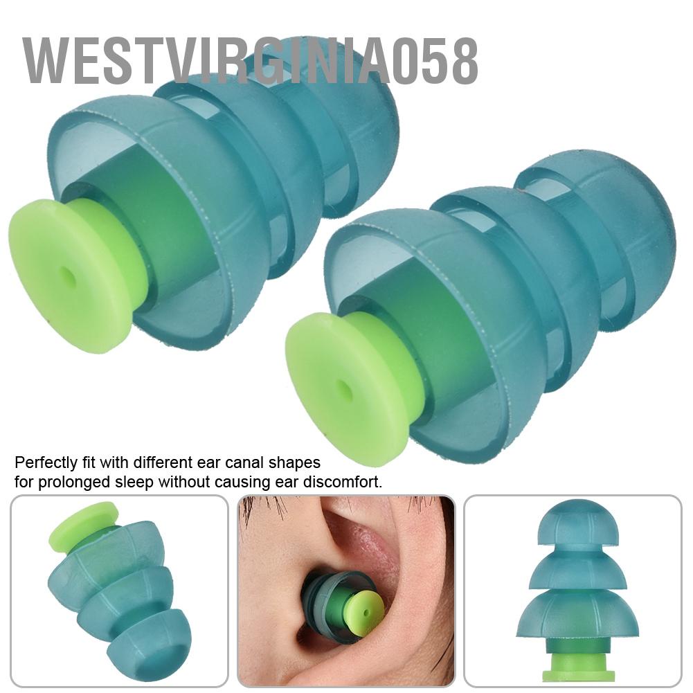 Westvirginia058 Silicone Noise Reduction Earplugs Learning Sleep Travel Hearing Protection Ear plugs