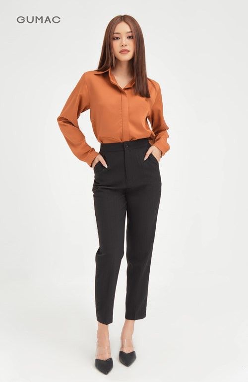[Mã WABRGUSBD2 giảm 10% tối đa 50k đơn từ 250k] Áo sơ mi nữ tay dài GUMAC đồ công sở đủ màu, đủ size AB405 | BigBuy360 - bigbuy360.vn