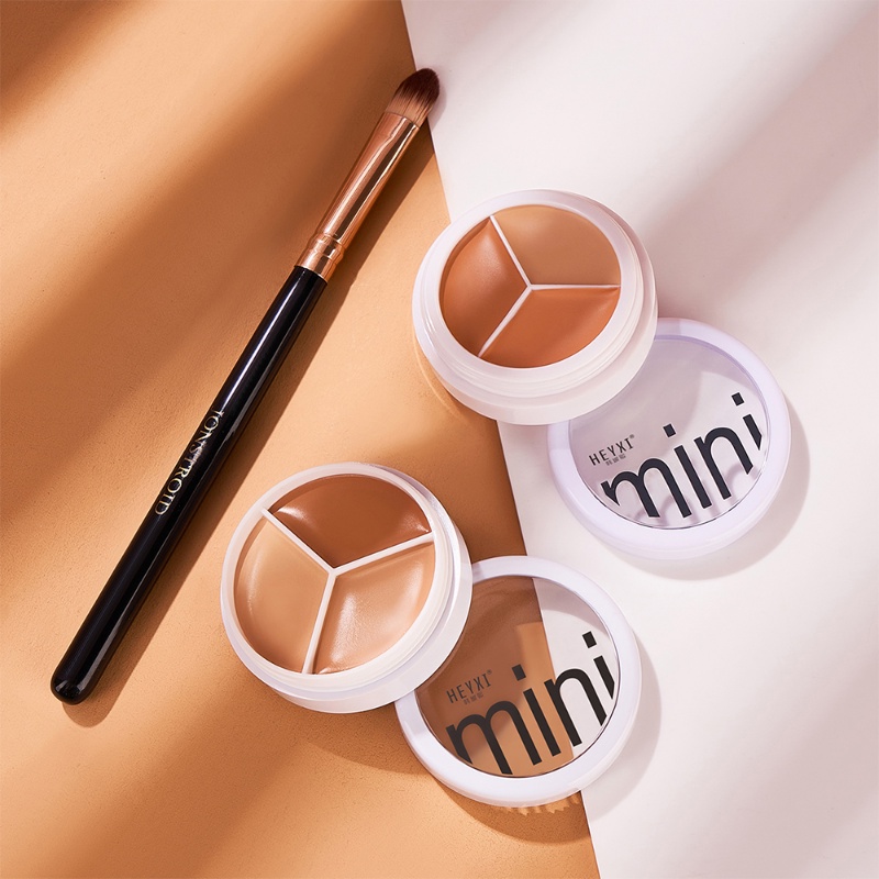 Kem Che Khuyết Điểm 3 Màu Sắc Tùy Chọn Trang Điểm Tạo Khối Chuyên Nghiệp
