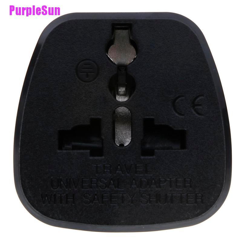 PurpleSun Universal EU UK AU to US USA Canada AC travel power plug adapter converter