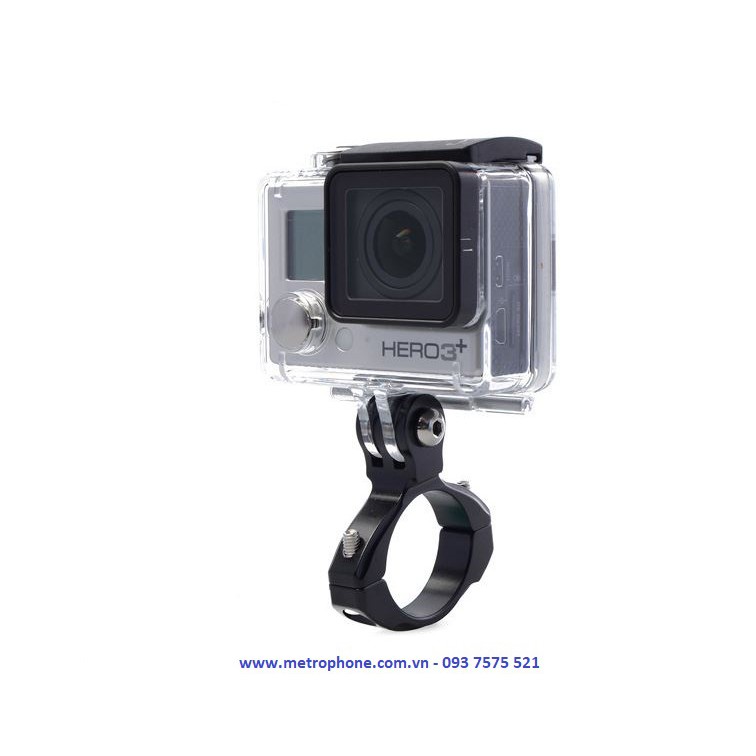 KHUNG KẸP GHI ĐÔNG CNC GẮN MÁY ẢNH ACTION CAMERA GOPRO ( Không bao gồm camera )