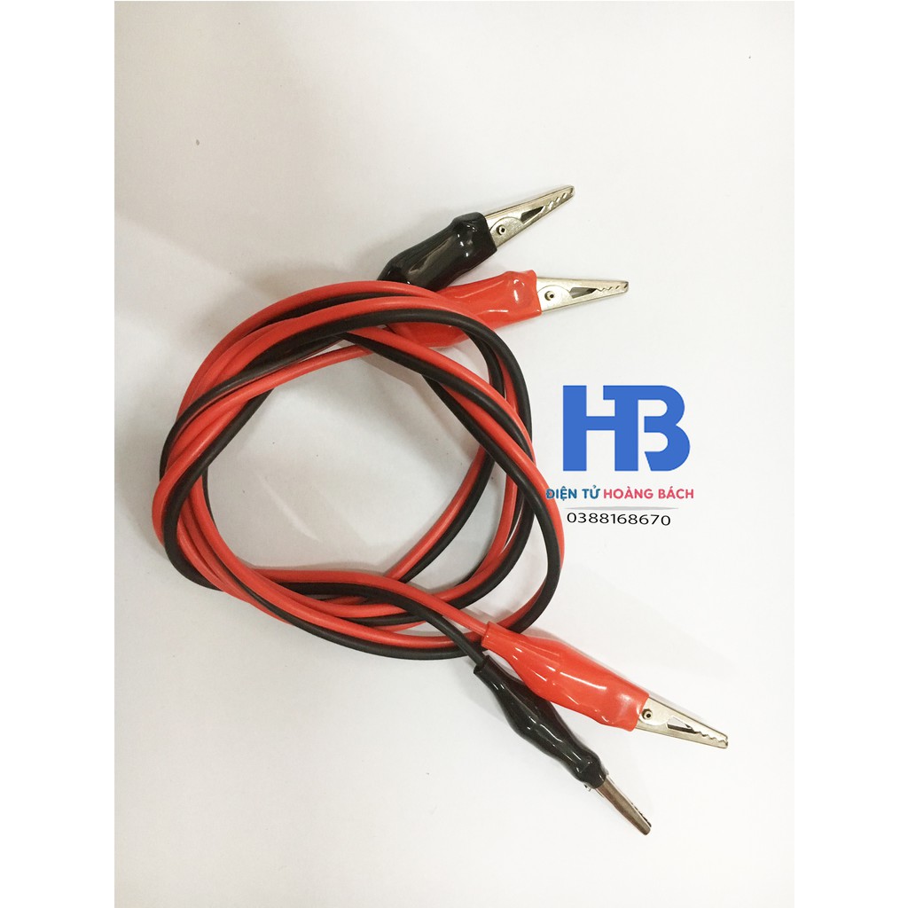 DTHB Dây đầu kẹp cá sấu 1m