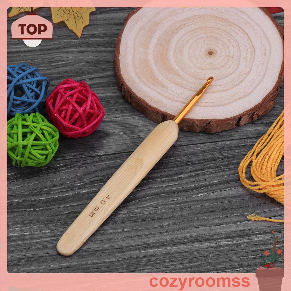 Bộ 8 Dụng Cụ Đan Móc Len Chất Liệu Tre Và Nhôm