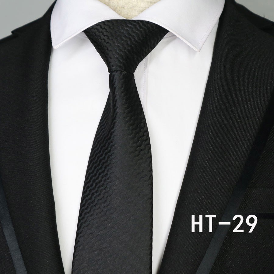 Cà Vạt Lụa Họa Tiết Sọc Ngang 7CM Thời Trang Cho Nam