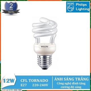 Bóng đèn compact philips tornado 12-24w - - tiết kiệm điện, siêu sáng, giá rẻ