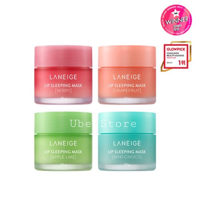 (KÈM BILL) MẶT NẠ NGỦ MÔI LANEIGE LIP SLEEPING MASK 8G/20G #SALE_OFF_60%