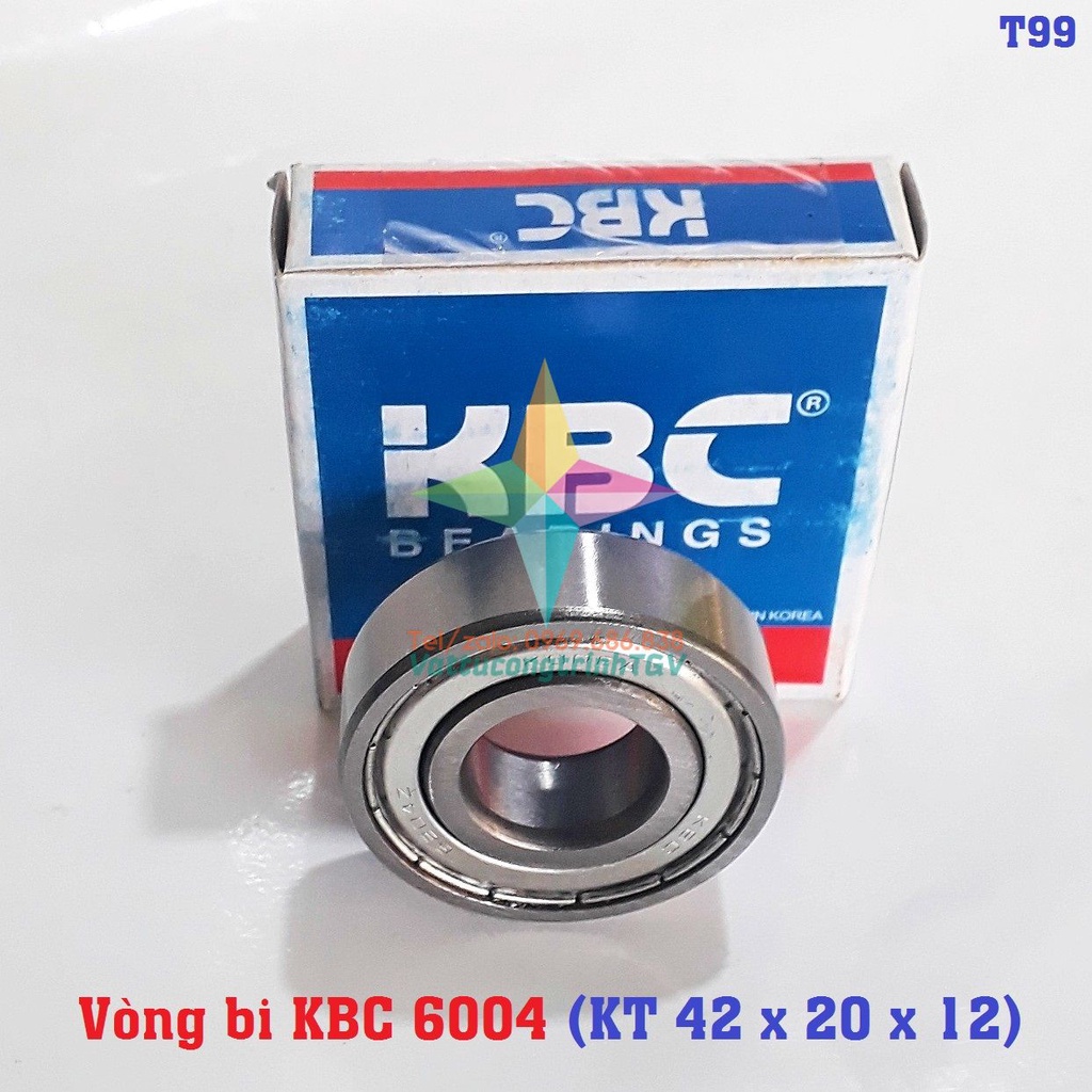 Vòng bi máy giặt KBC 6004z KT: 42x20x12(mm)