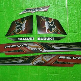 Bộ tem Suzuki Revo màu đỏ 2013