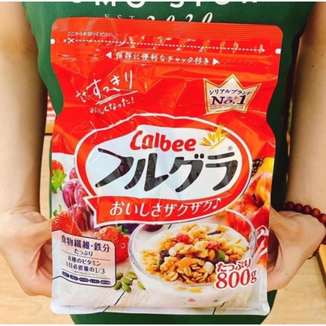 Ngũ cốc Calbee 800g Nhật Bản ( sẵn)