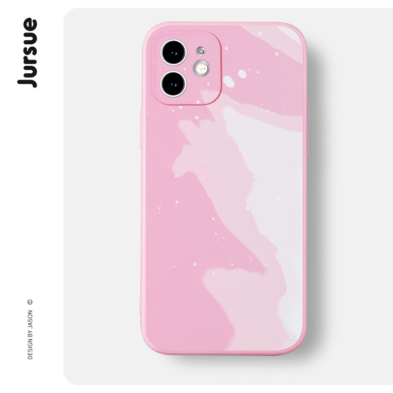 Ốp lưng JURSUE dễ thương đẹp silicon mềm ngộ nghĩnh Cho iPhone 14 13 12 11 Pro Max SE 2020 X XR XS 8 7 ip 6S 6 Plus XYH660