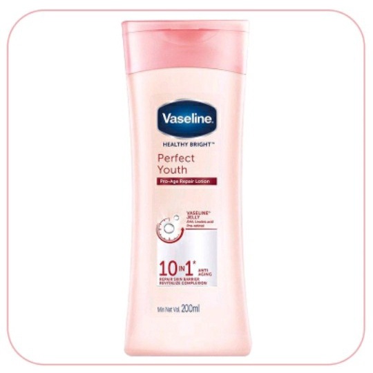 Sữa dưỡng thể Vaseline Healthy White Pềct 200ml