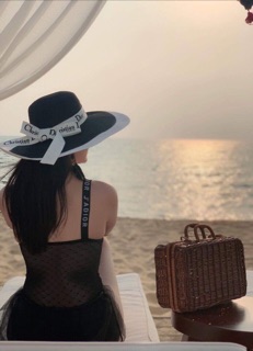 Áo tắm liền thân chữ dior
