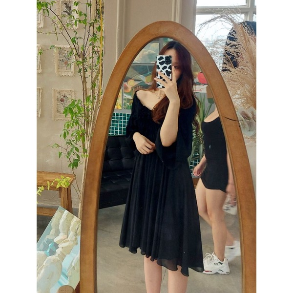 [ Thanh lý ] Váy voan nhún