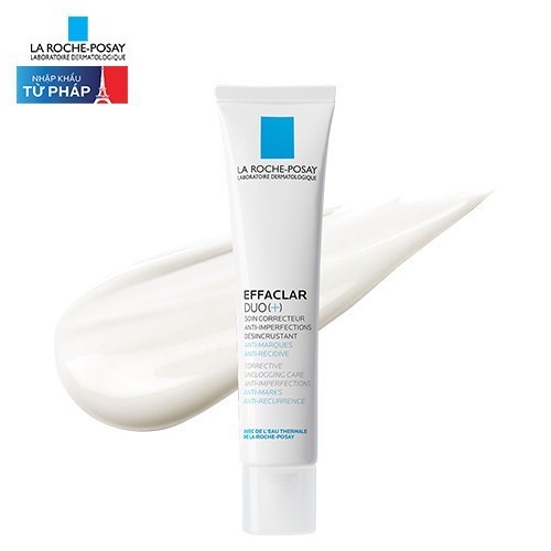 Kem Giảm Mụn La Roche-Posay Effaclar DOU+ giảm thâm, thông thoáng lỗ chân lông 40ml