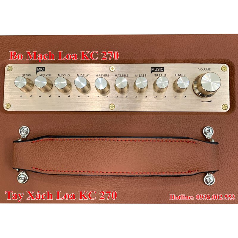 Loa Kéo Karaoke Xách Tay KCBox KC 270 Cao Cấp, Đủ 2 Màu