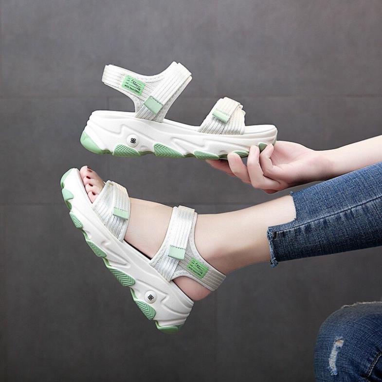 🔒 Giày Sandal Nữ Bánh Mì 💖 FREESHIP 💖 Sandal Nữ 2 Quai Mã 88