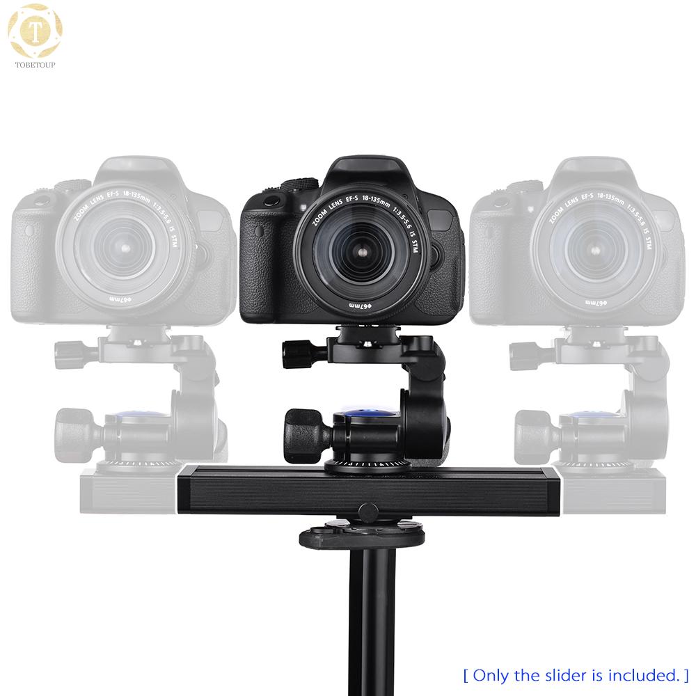 Shipped within 12 hours】 Mini 2-Way Damping Camera Slider Track Video Rail 34cm/13.4" Sliding Length for Canon Nikon Sony DSLR Camcorder for iPhone 7/7plus/6/6plus for Huawei Samsung Smartphone Video Studio Photography Slider [TO]